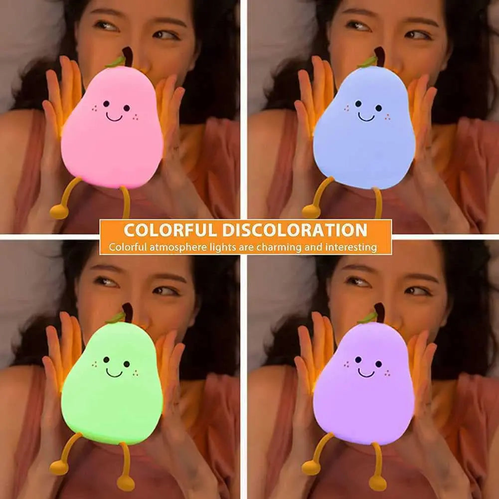 Squishy Pear Night Light š