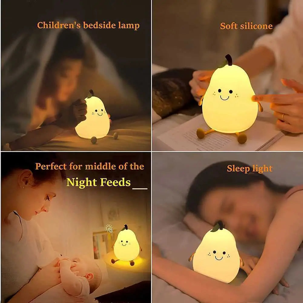 Squishy Pear Night Light š